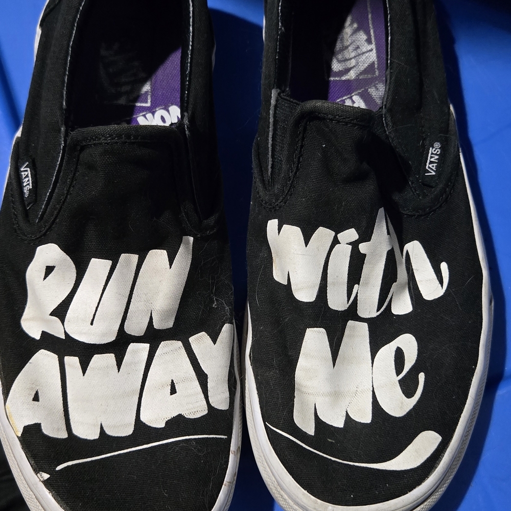 Vans  Black Slip-On Sneakers Limited Edition